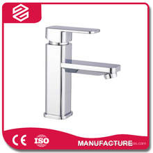 brushed single handle stainless steel basin faucet